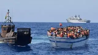Italia: autoridades rescatan a más de 500 inmigrantes al sur del país