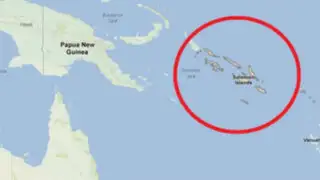 Un sismo de 7.5 grados Richter sacudió las Islas Salomón