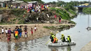 Impactante : adolescente murió tras caer en caudaloso arroyo en Colombia