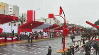 Todo listo para el desfile por Fiestas Patrias: se implementó plan de desvíos