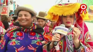 La ‘Payasita’ Natalia Otero dio un divertido recorrido en Feria de la Peruanidad