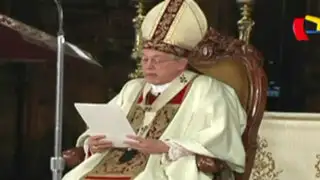 Cardenal Cipriani habló de corrupción en Te Deum