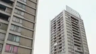 Chile: hombre sobrevive 'milagrosamente' tras caer desde el piso 17 de edificio