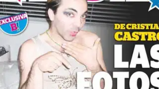 Publican fotografías del cantante Cristian Castro vestido y maquillado como mujer