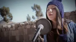 VIDEO: joven ayacuchana canta en Quechua tema  de Michael Jackson