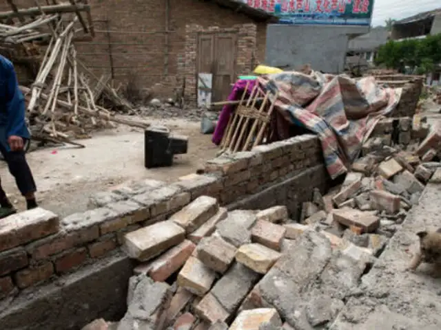 China: terremoto de 6.4 grados deja seis muertos y más de 40 heridos