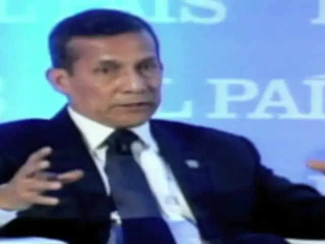 Ollanta Humala afirma que “se ha tergiversado” sus declaraciones sobre los medios