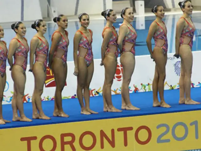 Toronto 2015: Así fue la presentación de Perú en nado sincronizado
