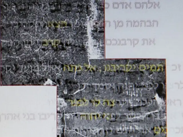 Logran descifrar pergamino bíblico de más de 1500 años de antigüedad