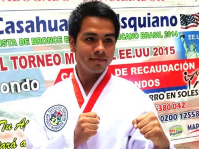 Peruano ganó medalla de oro en torneo mundial de Tae Kwon do en Estados Unidos