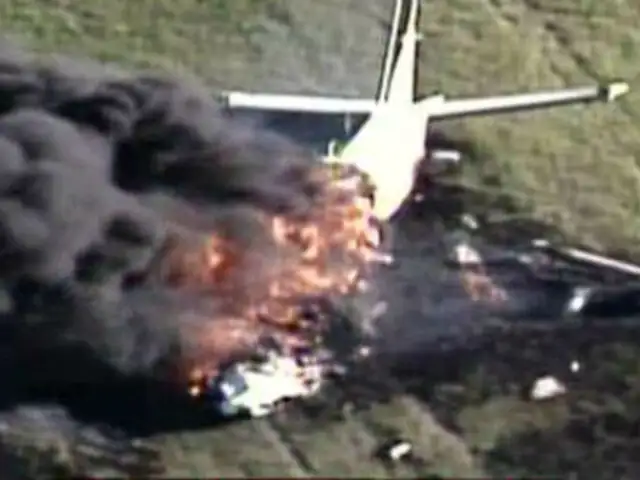 EEUU: al menos un muerto tras incendiarse avión en Wisconsin