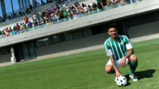 Bloque Deportivo: Juan Vargas realizó su primer entrenamiento con el Real Betis