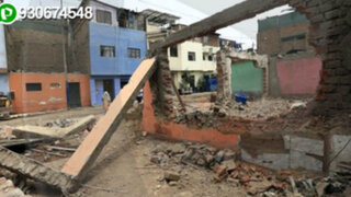 Rímac: no recogen escombros de casas demolidas por obras de línea amarilla