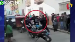 Serenos intentan detener a mototaxista ebrio que atropelló a una menor