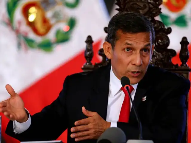 Ollanta Humala niega haber recibido dinero de Odebrecht