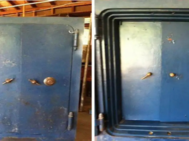 FOTOS : heredó una caja fuerte de su abuela y lo que encontró dentro fue impresionante
