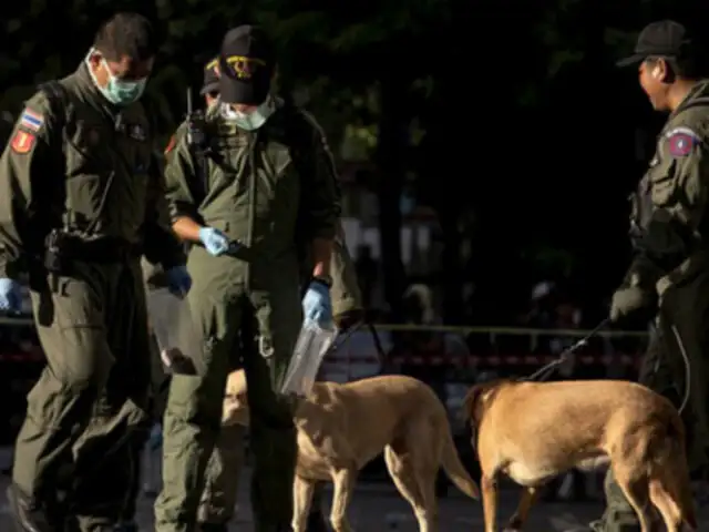 Tailandia: artefacto explosivo fue arrojado en pleno centro de Bangkok