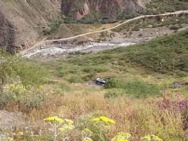 Caída de vehículo a abismo deja cuatro muertos en Huancavelica