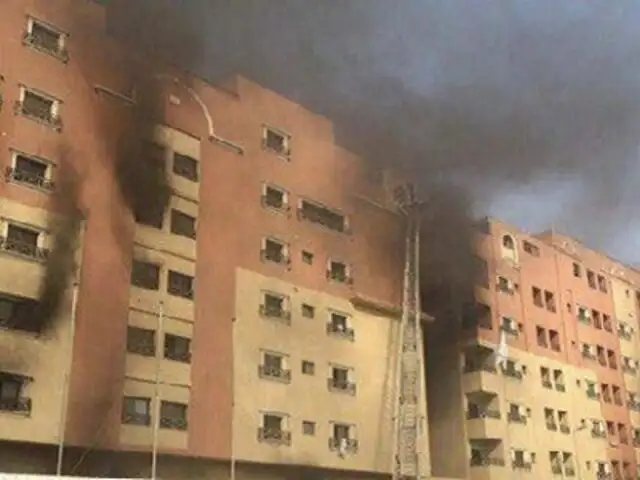 Arabia Saudita: incendio en zona residencial deja 11 muertos y 219 heridos