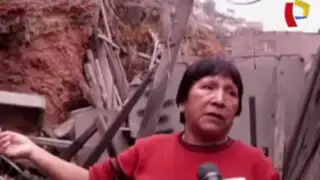 Vecinos alarmados: muros de contención se desmoronan en El Agustino