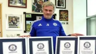José Mourinho ingresó al Libro de los Récords Guinness