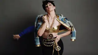 Katy Perry y su sensual atuendo para campaña de marca de ropa