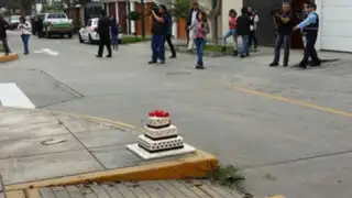 Una maqueta de torta generó falsa alarma de bomba en Surco