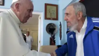 Papa Francisco se reunió con Fidel y Raúl Castro