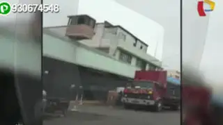 Centro de Lima: fábricas ocupan calles con maquinaria y camiones
