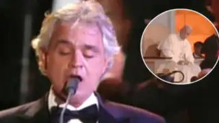 Tenor Andrea Bocelli le cantó al papa Francisco junto a otros artistas en Filadelfia