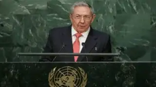 Raúl Castro pidió ante la ONU el fin del embargo estadounidense