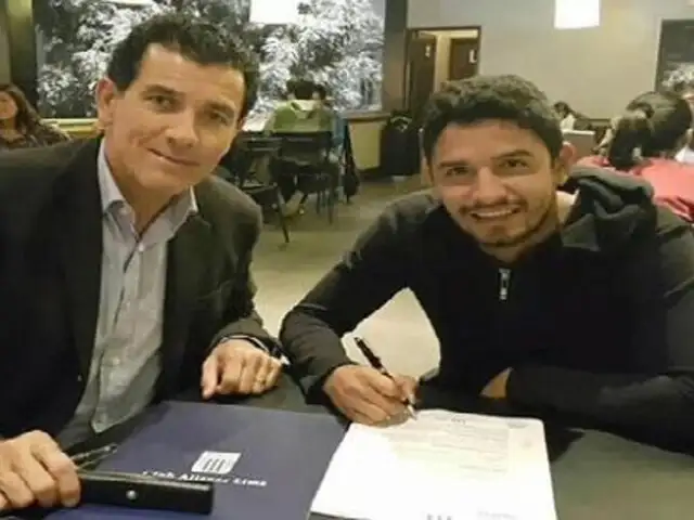 Reimond Manco firmó contrato con Alianza Lima