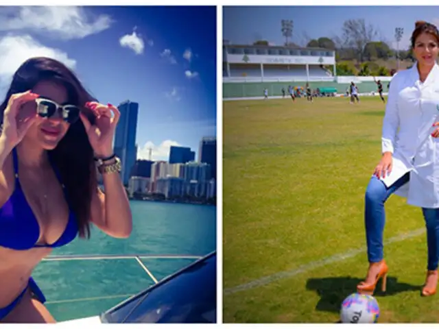 FOTOS: Rossana Torales, la sensual nutricionista del fútbol brasileño