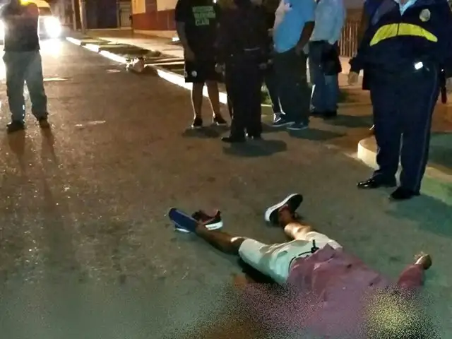 FOTOS: delincuente murió a balazos tras robar celular en Trujillo
