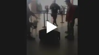 YouTube: mira cómo un joven quería salir del Perú en esta maleta