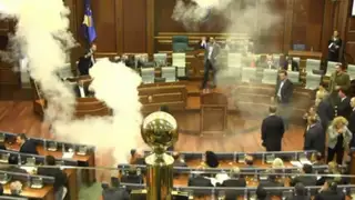 Rusia: diputados lanzan bomba lacrimógena en Congreso