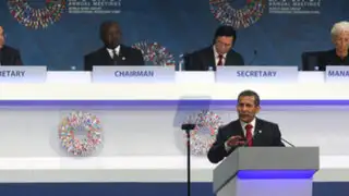 Presidente Humala inaugura sesión de Gobernadores del BM y FMI