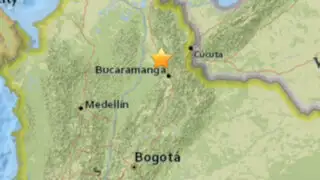 Sismo de 5.4 grados remece Colombia