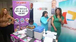 Minsa realizó campaña de vacunación en Panamericana Televisión