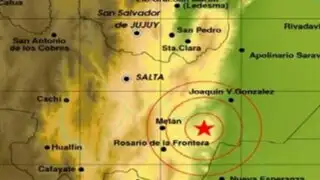 Argentina: sismo de 5.9 grados en Salta dejó un muerto y varios heridos
