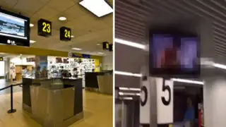 VIDEO: aeropuerto de Lisboa proyecta película porno y sorprende a turistas