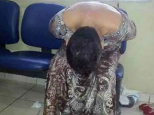 FOTOS: narcotraficante intenta fugar de prisión disfrazado de anciana
