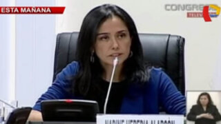 Nadine Heredia no declaró ante la comisión de Fiscalización