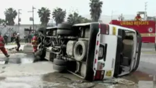 ‘Chosicano’ provoca accidente y deja 15 heridos en la Carretera Central