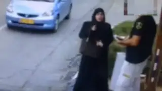 VIDEO: captan ataque de mujer palestina a guardia israelí