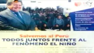 Denuncian uso político de comisión ‘El Niño’ en favor de César Acuña