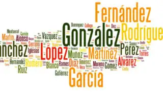 ¿Cuáles son los apellidos más comunes en Perú?