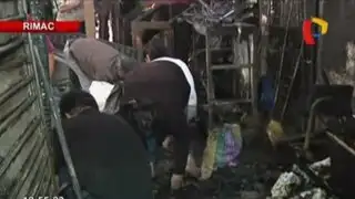 Rímac: 30 puestos destruidos tras incendio en mercado Limoncillo