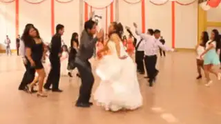 Coreografía de Huaylas durante matrimonio se convierte en viral