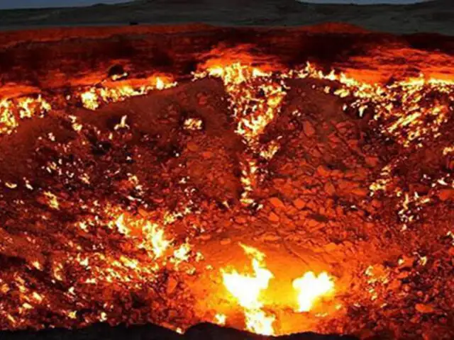 ‘La puerta del Infierno’ se encuentra en Turkmenistán y sorprende al mundo entero